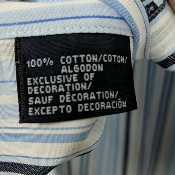 Men's TOMMY HILFIGER Striped Button Down S… - Picture 5 of 7